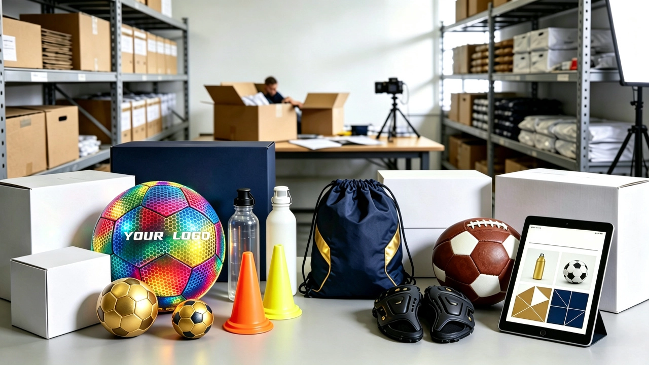 KAOS pastel football for online retail