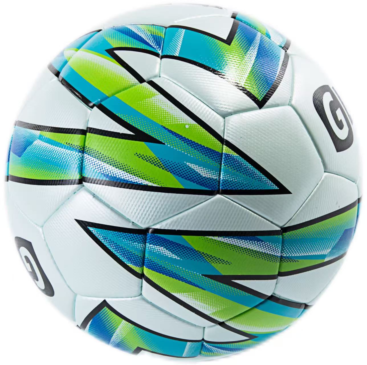 GLORY green and blue football