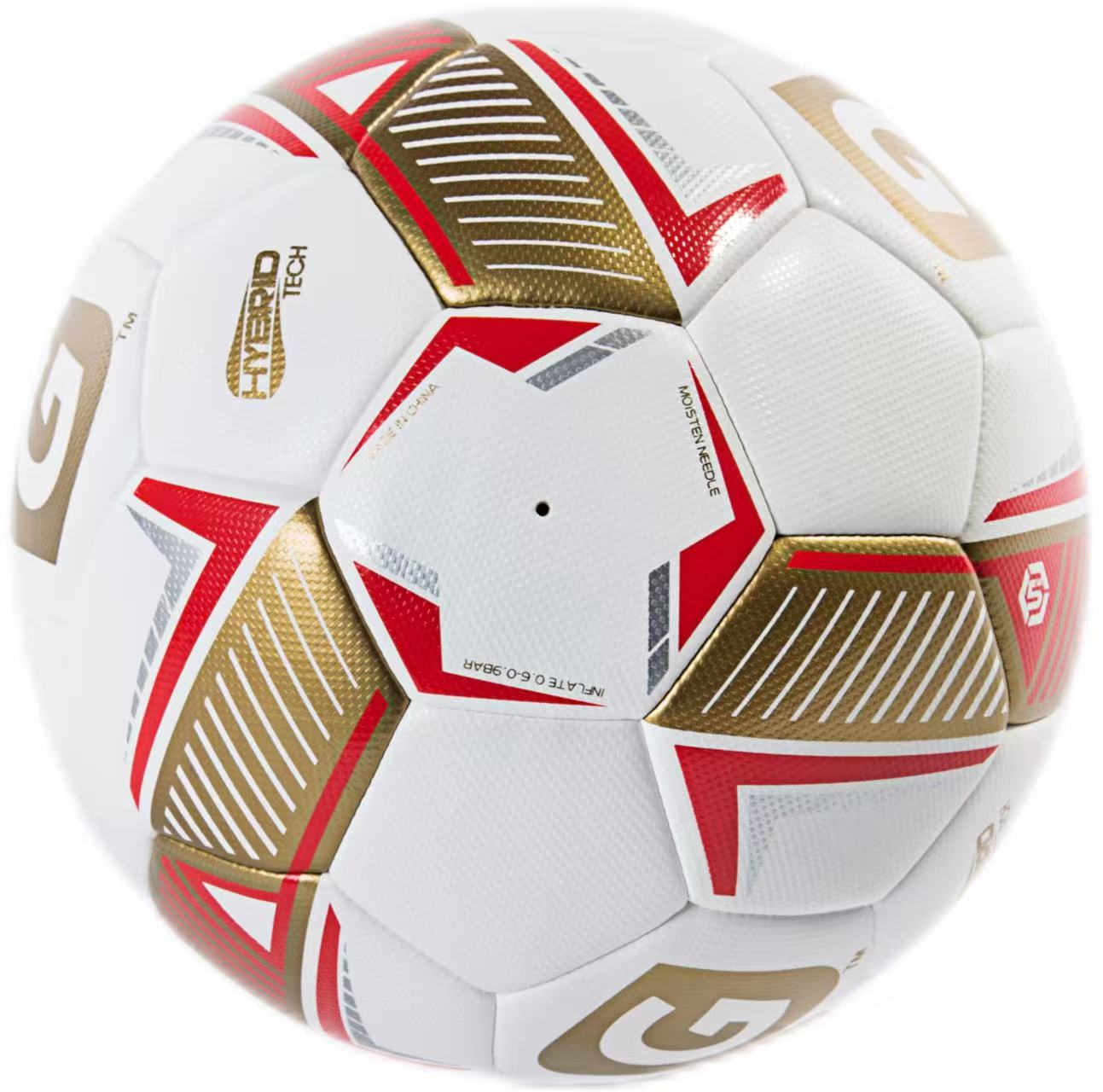GLORY red and gold match football